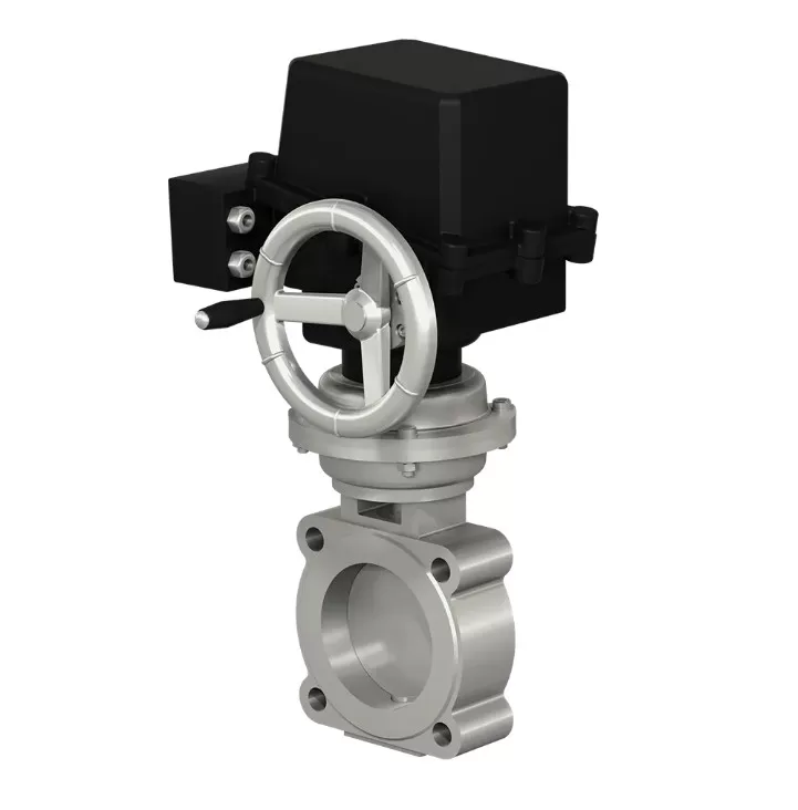 Регулирующие дроссельного типа DN 32-200, стальные, с электроприводом (пропорциональное регулирование, привод SP1-Ex) во взрывозащищенном исполнении