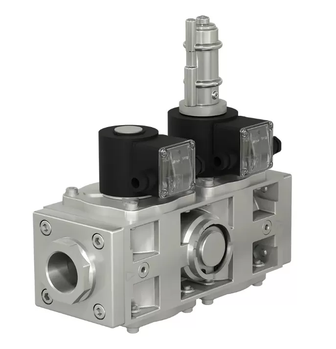 Клапаны электромагнитные двойные фланцевые, муфтовые DN 15-50, с медленным открытием