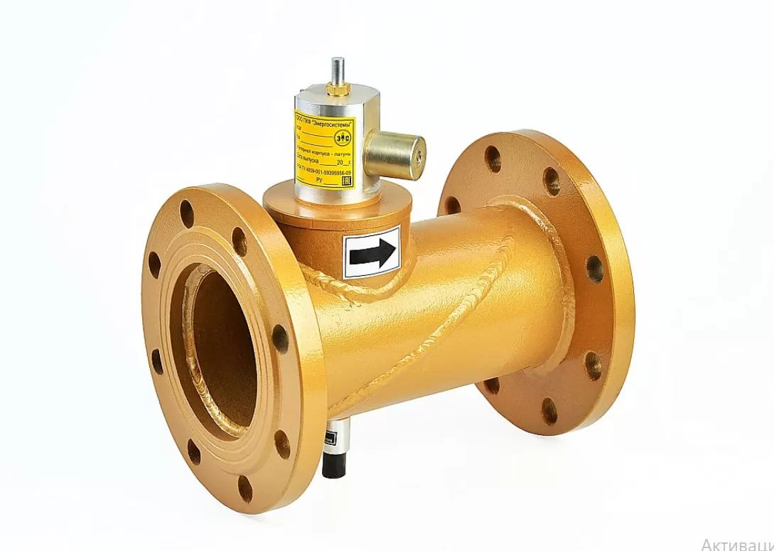 Клапан запорный электромагнитный газовый КЗЭГ DN 50 СД