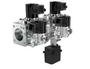 Блоки клапанов газовых DN 40-100, (схема 5.3)