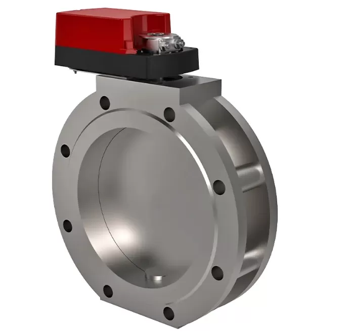 Заслонки регулирующие дроссельного типа DN 150-200, стальные, с электроприводом (пропорциональное регулирование, привод DA24MU230-AS)