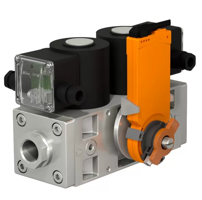 Клапаны электромагнитные фланцевые, муфтовые DN 15-50, с электроприводом регулятора расхода (привод CM24-SR-...)