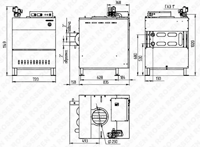 Котел RSA 120