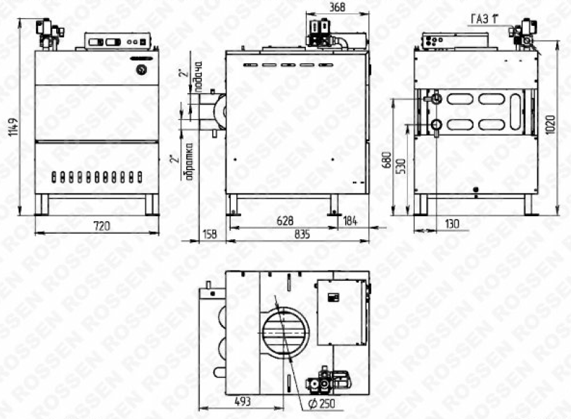 Котел RSA 120