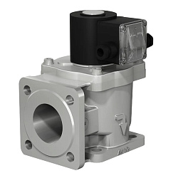 Клапаны электромагнитные двухпозиционные фланцевые DN 40-100, угловые