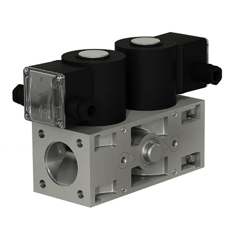 Клапаны электромагнитные двойные, фланцевые, муфтовые DN 15-50